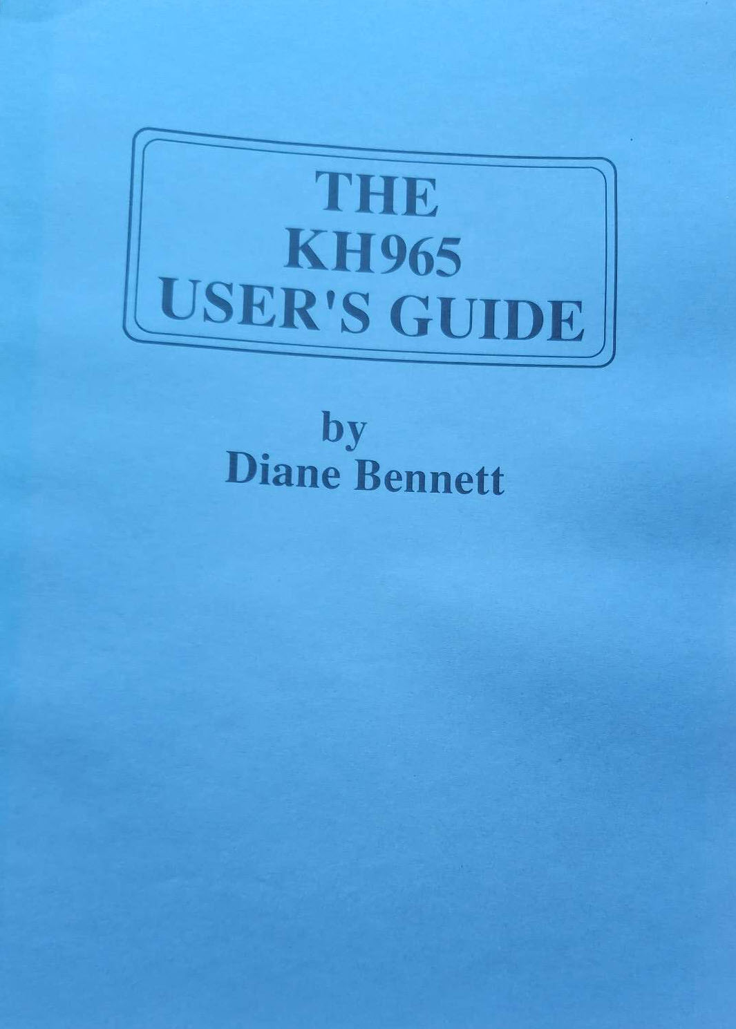 Cover of The KH965 User's Guide