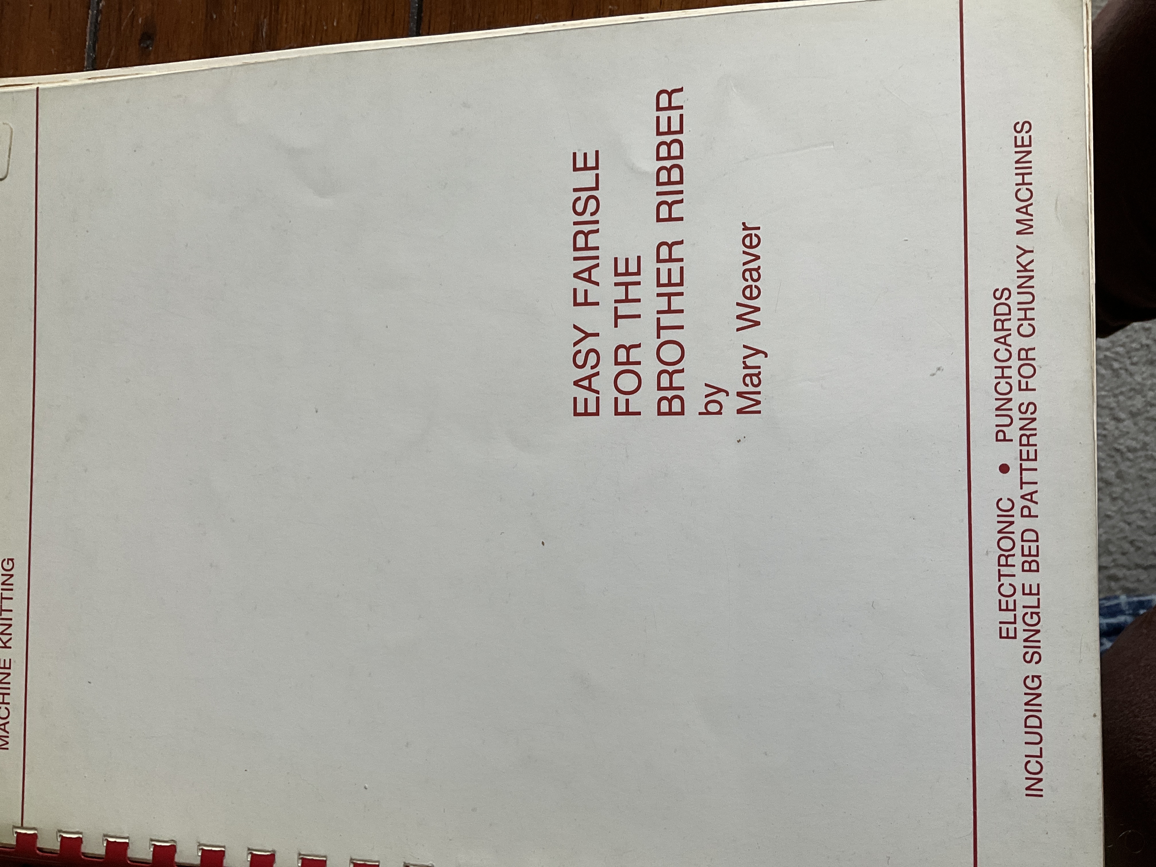 Cover of Easy Fairisle for the Brother Ribber