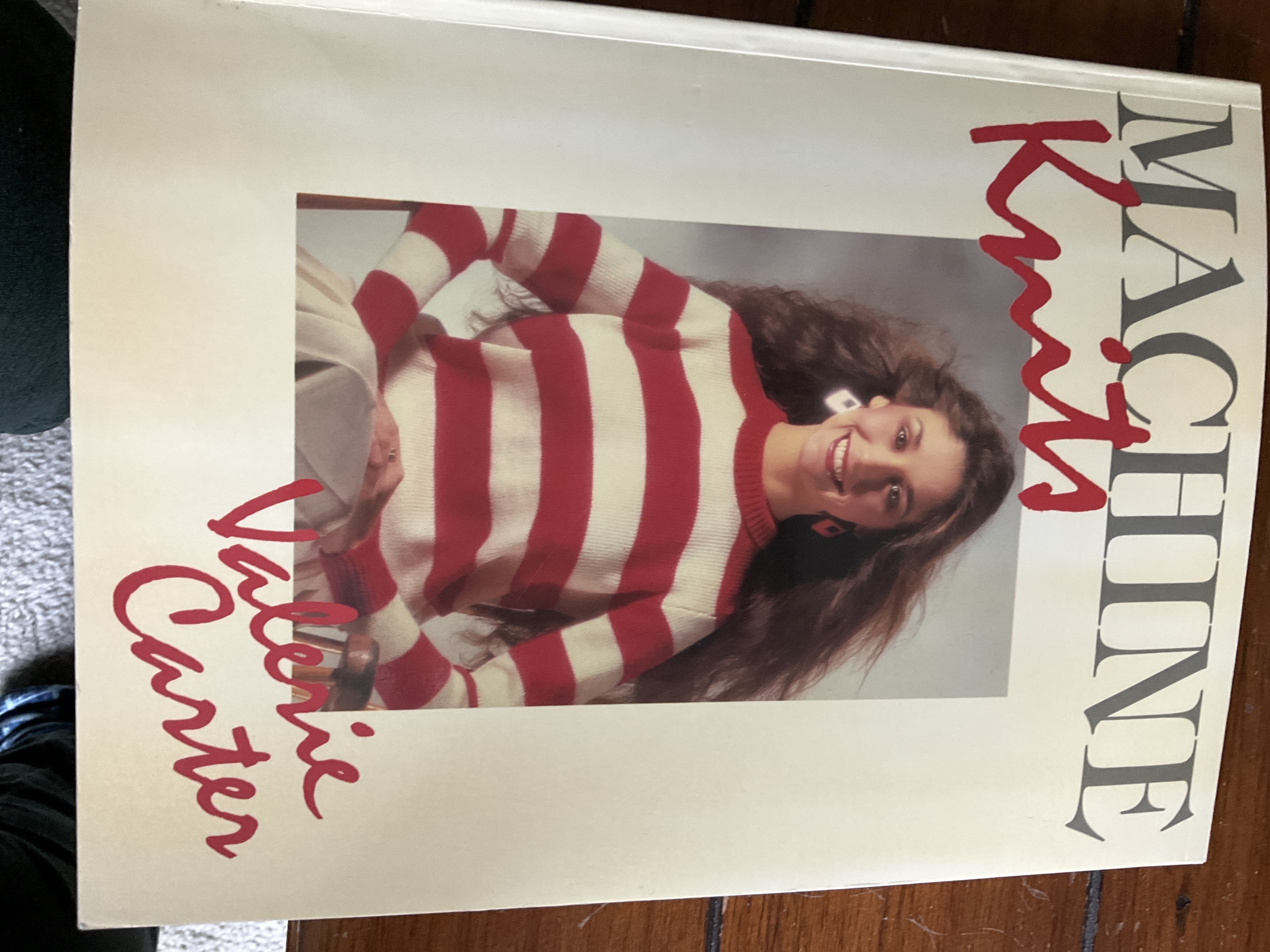 Cover of Machine Knits by Valerie Carter