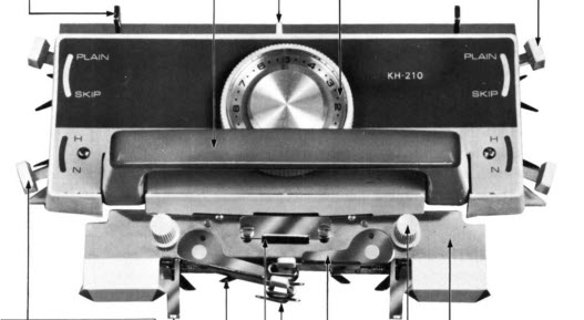 Studio SK210 knitting machine