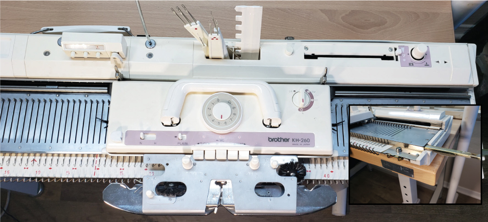 Brother KH260 knitting machine