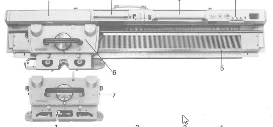 Studio F370 knitting machine