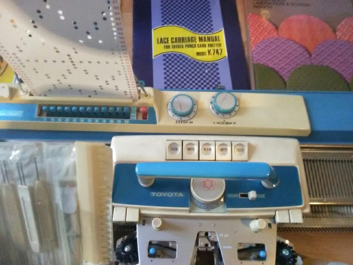 Toyota 747 knitting machine