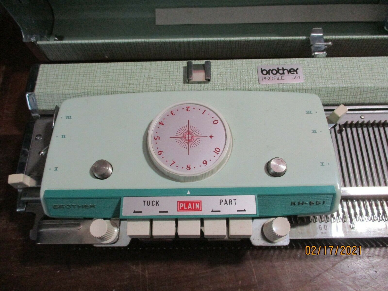 Brother KH551 knitting machine