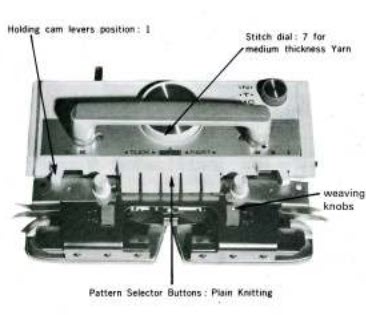 Brother 552 KH552 knitting machine