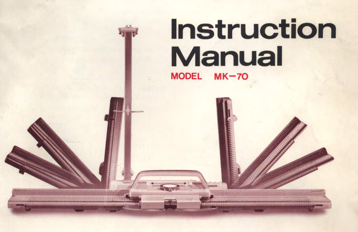 Studio MK70 knitting machine