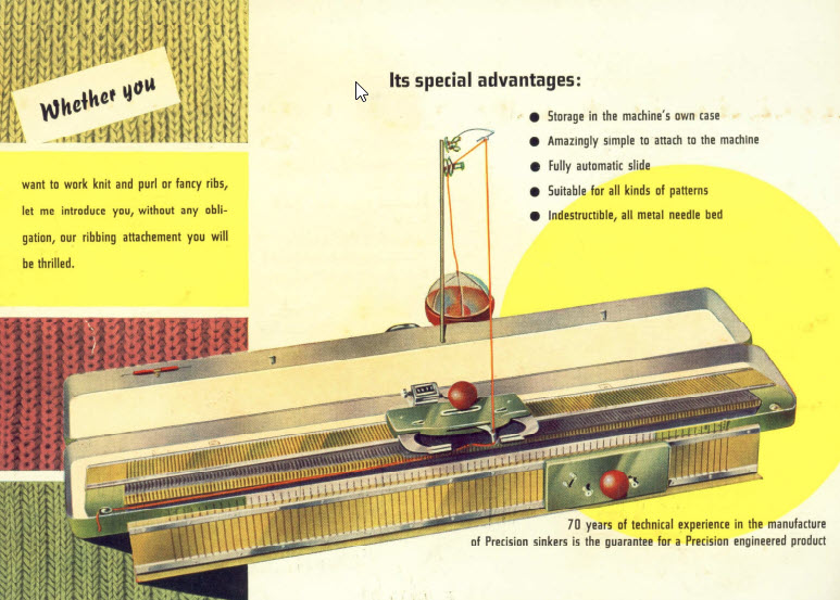 Prazisa knitting machine